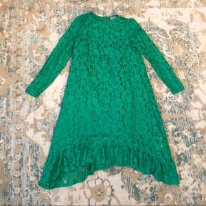ASOS MATERNITY Green Lace Dress